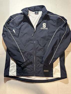 Charles River Apparel Syracuse University Full Zip Windbreaker Jacket Medium